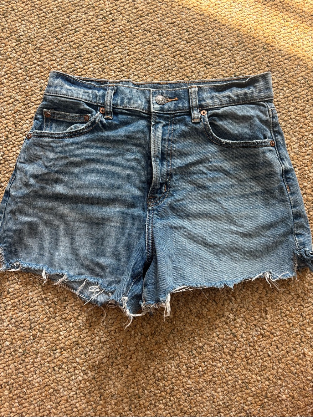 American Eagle High Rise Denim Shorts